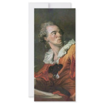 The Poet By Fragonard Jean-Honoré (Best Quality) Rack Card Design