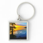 The Point, at Sardis Lake Keychain