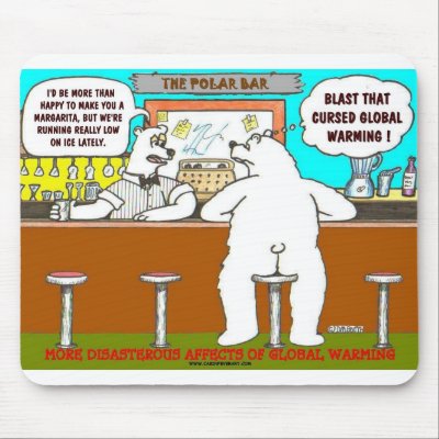 THE POLAR BAR MOUSE PADS by cabinfeverdavid
