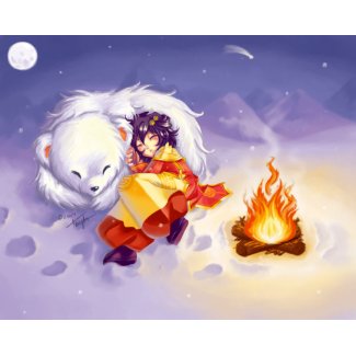 The Polar Sleep Poster Print print