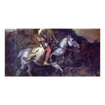 The Polish Rider. By Rembrandt Van Rijn Photo Card