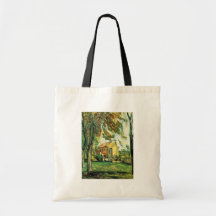 The Pond Of The Jas De Bouffan In Winter Tote Bags