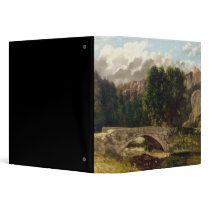 The Pont de Fleurie, Switzerland, 1873 Vinyl Binder