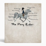The Pony Rider 3 Ring Binder