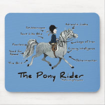 The Pony Rider mousepads by PaintingPony The Pony Rider mousepads
