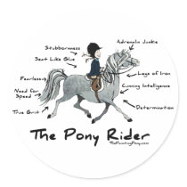 The Pony Rider stickers by PaintingPony The Pony Rider stickers