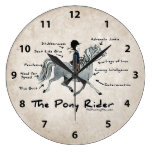 The Pony Rider Wallclocks