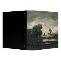 The Pool with a Stormy Sky, c.1865-7 3 Ring Binder