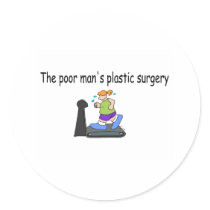 The Poor Mans Plastic Surgery stickers by TeeZazzle The Poor Mans Plastic Surgery stickers