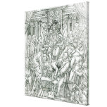 The Pope suppressed by King Henry VIII, 1534 Canvas Prints