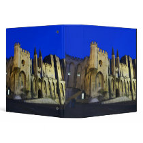 The Pope's Palace in Avignon at sunset. Built 2 Binder