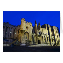 The Pope's Palace in Avignon at sunset. Built 2 Greeting Cards