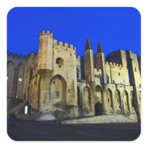 The Pope's Palace in Avignon at sunset. Built 2 Sticker