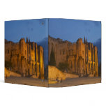 The Pope's Palace in Avignon at sunset. Built binders
