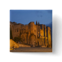 The Pope's Palace in Avignon at sunset. Built Pins