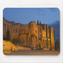 The Pope's Palace in Avignon at sunset. Built Mousepad