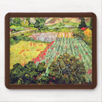 The Poppies By Vincent Van Gogh Mouse Pad