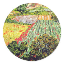 The Poppies By Vincent Van Gogh Round Sticker