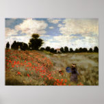 The Poppy Field near Argenteuil by Claude Monet Posters