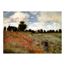 The Poppy Field near Argenteuil by Claude Monet posters