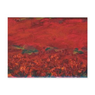 the Poppy Field postcard