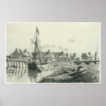 The Port at Touques, c. 1864 posters