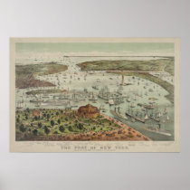 The Port of New York from the Battery Print