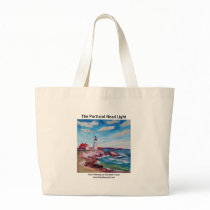 The Portland Head Lighthouse • Maine • TOTE bags by paintsquared The Portland Head Lighthouse • Maine • TOTE bags