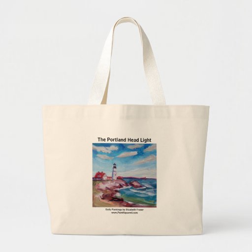 The Portland Head Lighthouse â€¢ Maine â€¢ TOTE Canvas Bag