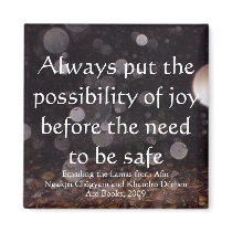 The possibility of joy (drops) [magnet]