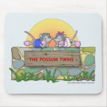 The Possum Twins Mouse Pad mousepads
