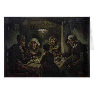 eaters potato van gogh vincent 1885 card gifts