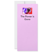 The Power is Gone The MUSEUM Zazzle Gifts Invites