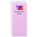 The Power is Gone The MUSEUM Zazzle Gifts Invites