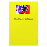 The Power is Gone The MUSEUM Zazzle Gifts Custom Stationery