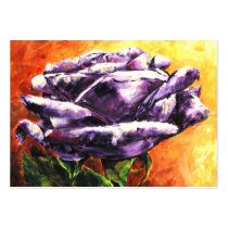 The Power of A Dream (Purple Rose) ACEO Art Cards business cards
