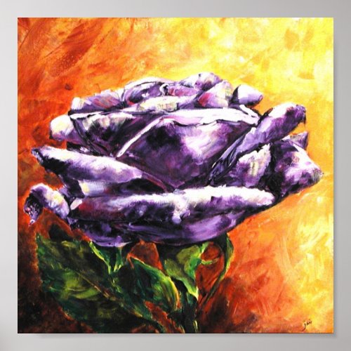 The Power of A Dream (Purple Rose) Fine Art Print print