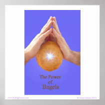 The Power of Bagels Print
