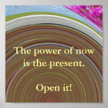 The Power of now Poster