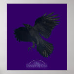 The Power of One Flying Crow Art Poster posters