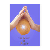 The Power of the Bagel Post Cards