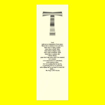 The Prayer of St. Francis - Bookmark business cards