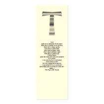 The Prayer of St. Francis - Bookmark business cards by 777Images The Prayer of St. Francis - Bookmark business cards