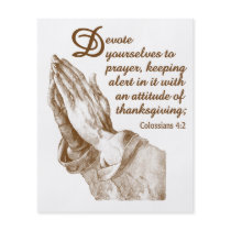 The Praying Hands Custom Flyer