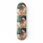 The Pre-Raphaelite Women Painting Skateboard