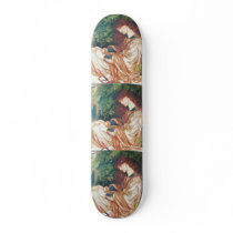 The Pre-Raphaelite Women Painting Skateboard by Rice888 The Pre-Raphaelite Women Painting Skateboard