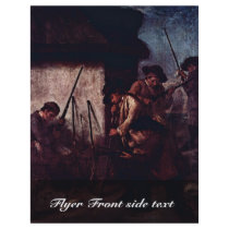 The Preparation Of The Guns" By Longhi Pietro Flyer Design