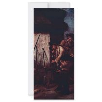 The Preparation Of The Guns" By Longhi Pietro Rack Card Design