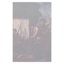The Preparation Of The Guns" By Longhi Pietro Stationery Design