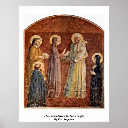 The Presentation In The Temple By Fra Angelico Posters